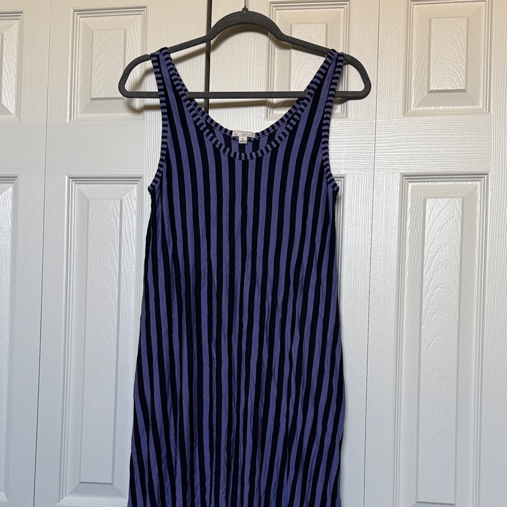 GAP Striped Sleeveless Dress with pockets